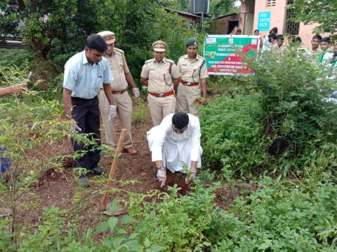 Vanamostav celebration in Don Bosco Farm High school at Sulcorna Quepem Goa